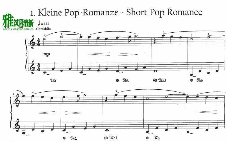 Manfred Schmitz - Short Pop Romance