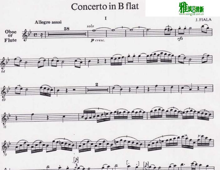 Լɪ  Josef FIALA - Oboe Concerto in B Major ˫ɹ