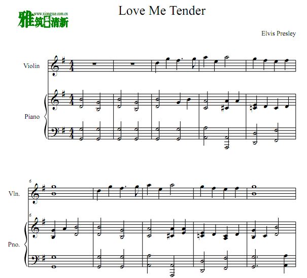 Love Me Tender Сٸٺ