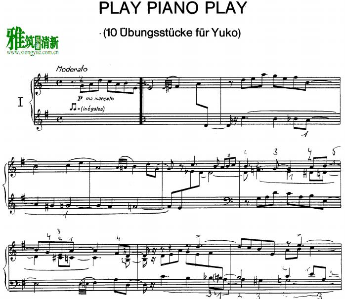 Friedrich Gulda - Play Piano Play