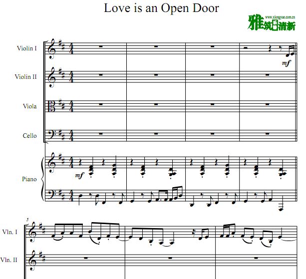 Love Is an Open Door ٰ