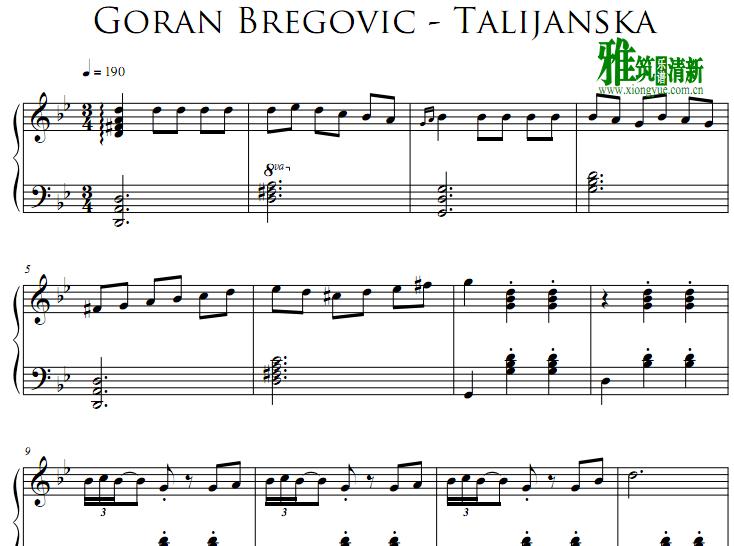 Goran Bregovic - Talijanska