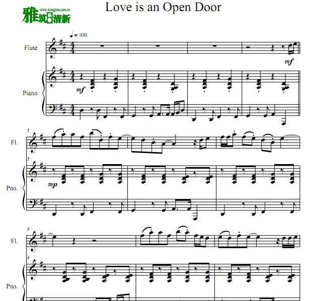 Love Is an Open Door Ѹٰ