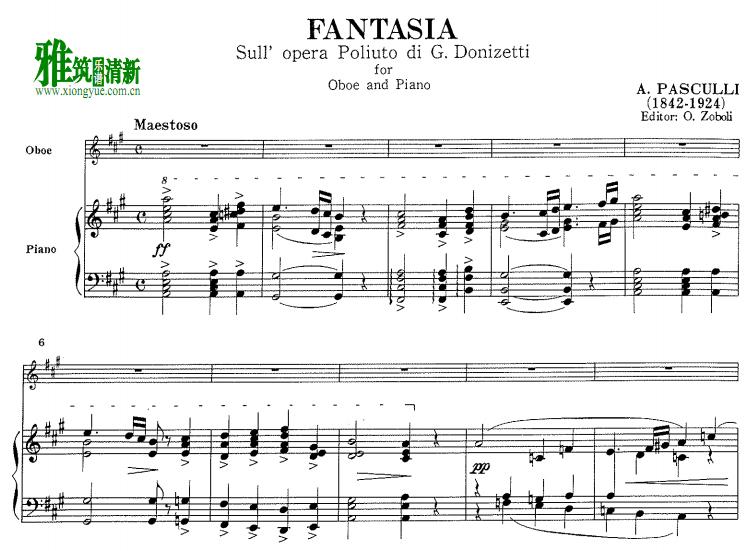 ˹  Fantasia sull'opera Poliuto di Donizetti ˫ɹٰܸ