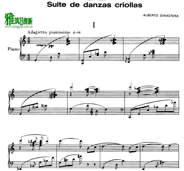 Alberto Ginastera - Suite de Danzas Criollas