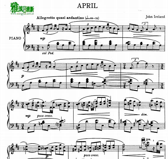 John Ireland - April