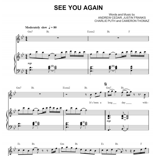 Wiz Khalifa — See You Again