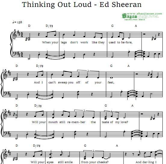 Ed Sheeran - Thinking Out Loud