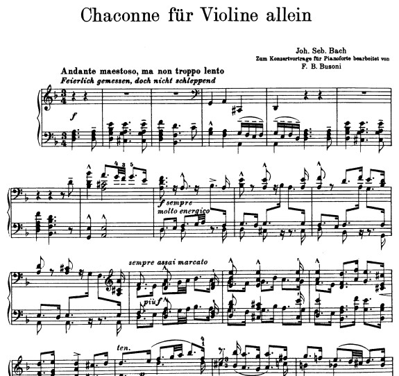 ������ı�ͺ�Chaconne in D minor������